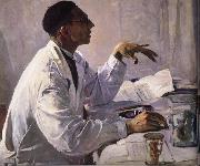 Nesterov Nikolai Stepanovich The Surgeon Doc. oil painting artist